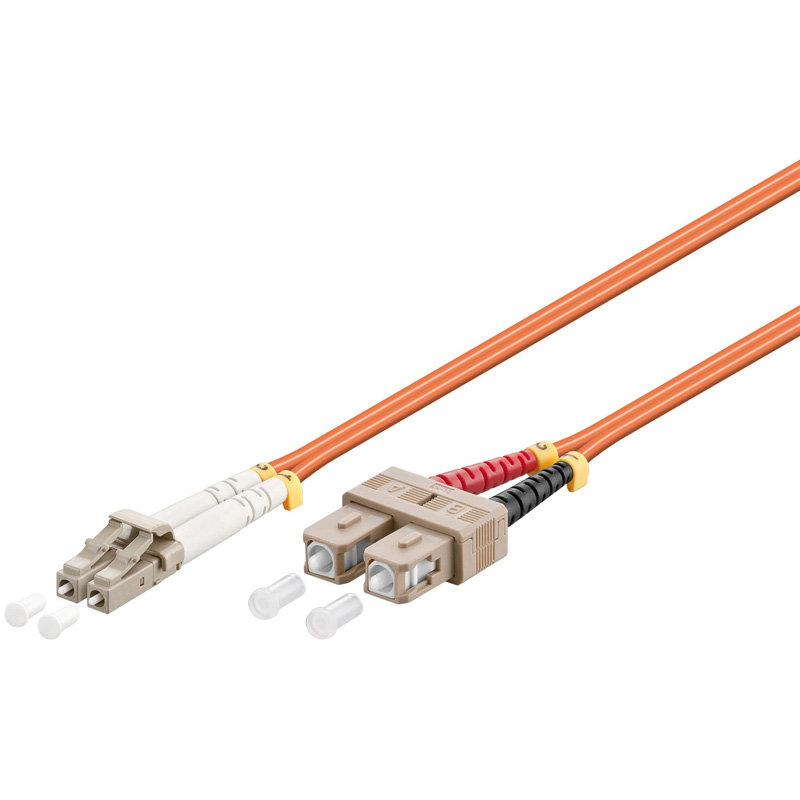 WPC-FP2-5LCSC-005 | FIBER OPTIC MULTIMODE PATCH CORD 50/125 LC-SC, 0,5 MT. OM2 | WP Cabling | distributori informatica