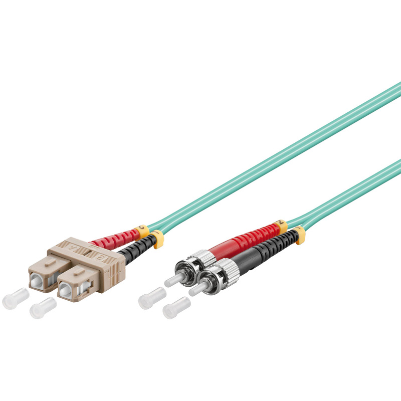 WPC-FP3-5STSC-005 | FIBER OPTIC MULTIMODE PATCH CORD 50/125 ST-SC, 0,5 MT. OM3 | WP Cabling | distributori informatica