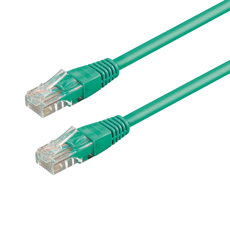 WPC-PAT-5U010G | CAT 5E U-UTP PATCH CABLE 1.0m GREEN | WP Cabling | distributori informatica