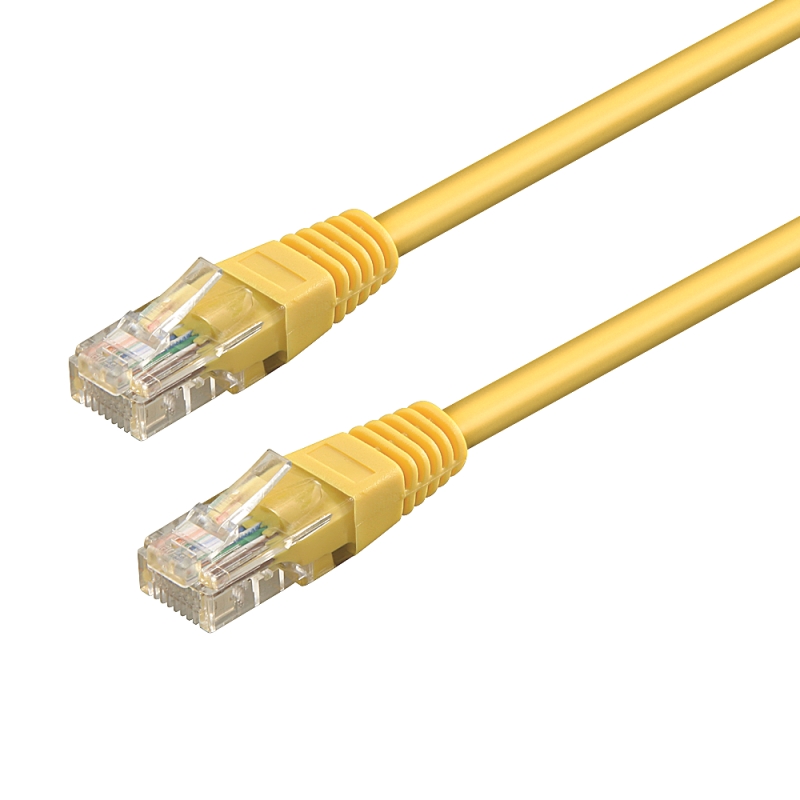 WPC-PAT-6U005Y | CAT 6 U-UTP PATCH CABLE 0.5m YELLOW | WP Cabling | distributori informatica