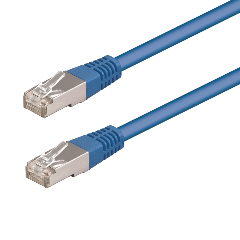 WPC-PAT-5F005B | CAT 5e F-UTP PATCH CABLE 0.5m BLUE | WP Cabling | distributori informatica