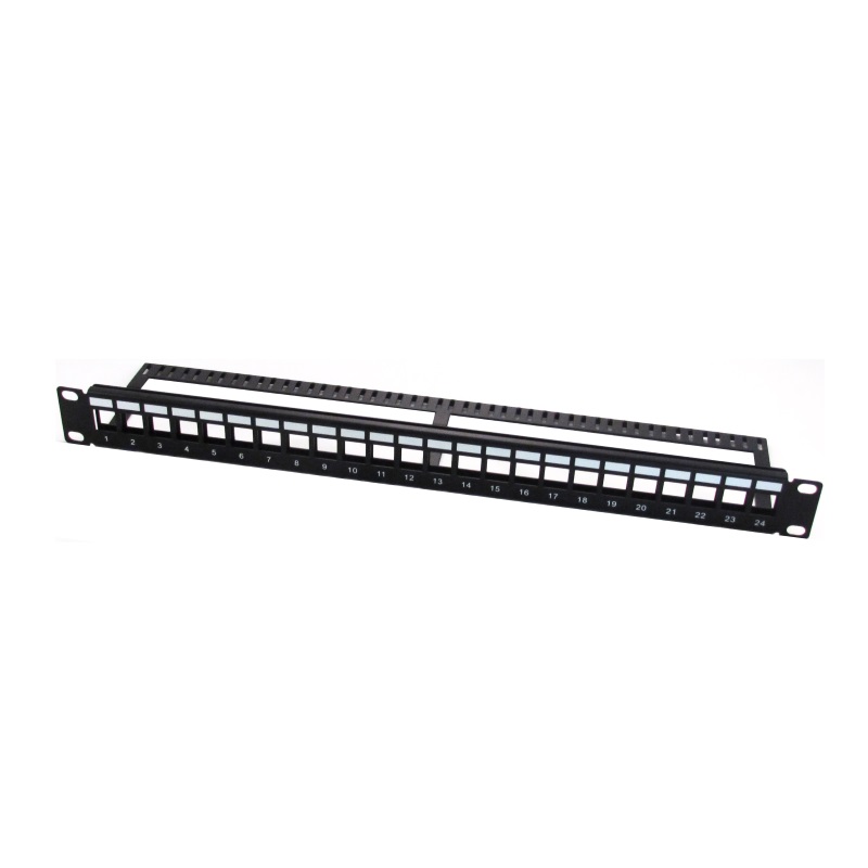 WPC-PAN-BU24 | PATCH PANEL, BLANK, 24 PORT, UNSHIELDED | WP Cabling | distributori informatica