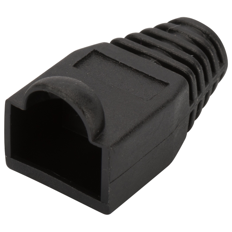 WPC-MDA-B88-BL | KINK PROTECTION BOOT FOR RJ45 PLUGS, BLACK | WP Cabling | distributori informatica