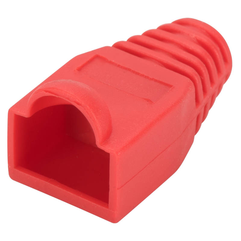 WPCMDAB88R | KINK PROTECTION BOOT FOR RJ45 PLUGS, RED | WP Cabling | distributori informatica