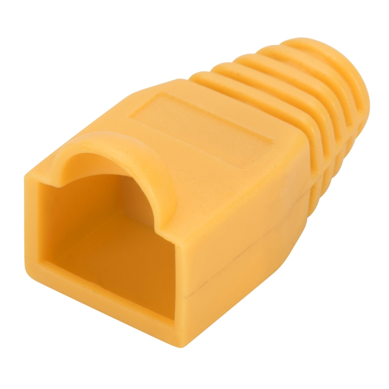 WPCMDAB88Y | KINK PROTECTION BOOT FOR RJ45 PLUGS, YELLOW | WP Cabling | distributori informatica