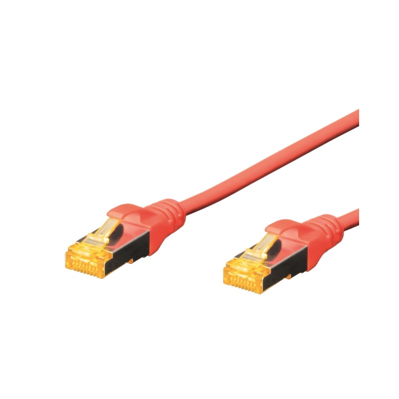 WPC-PAT-6ASF002R | CAT 6A S-FTP PIMF PATCH CABLE 0.2 M LS0H RED | WP Cabling | distributori informatica