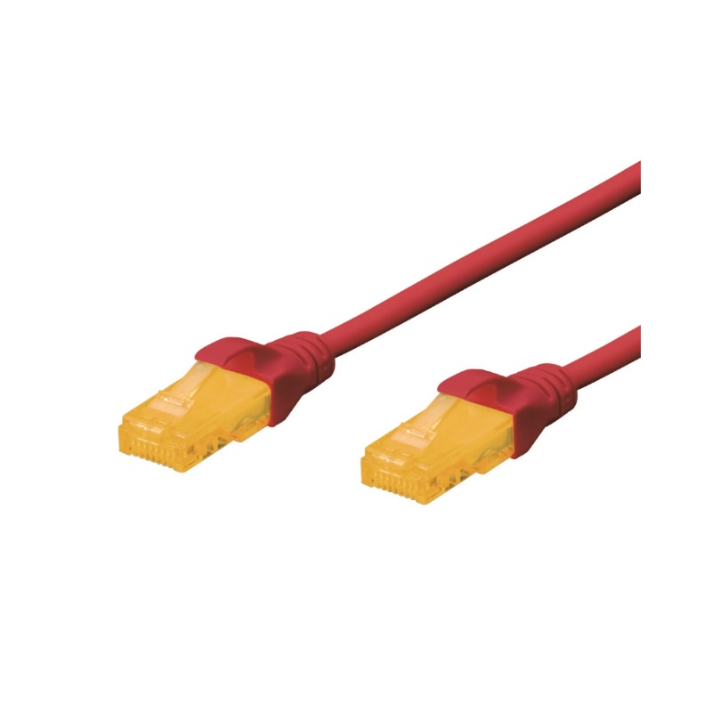 WPC-PAT-6AU005R | CAT 6A U-UTP PATCH CABLE 0.5 M LS0H RED | WP Cabling | distributori informatica