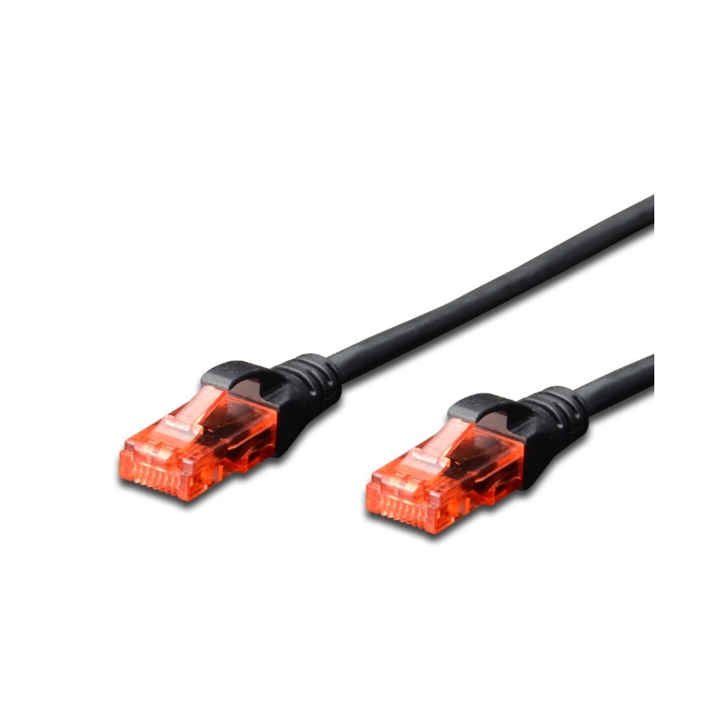 WPC-PAT-6U002BL | CAT 6A U-UTP PATCH CABLE 0.2 M LS0H BLACK | WP Cabling | distributori informatica