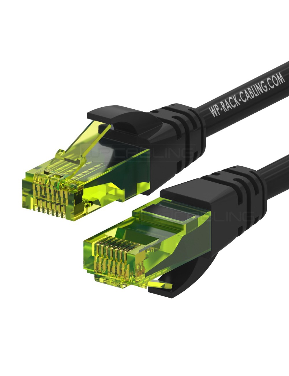 WPC-PAT-6AU002BL | CAT 6A U-UTP PATCH CABLE 0.2 M LS0H BLACK | WP Cabling | distributori informatica