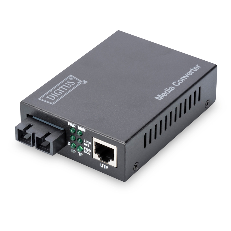 DI-DN-82020-1 | M.CONV. MM 10/100 - 100FX SC 2KM | Digitus | distributori informatica