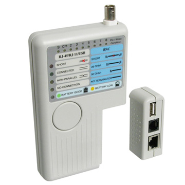 WPC-TST-002 | RJ11, 12, 45, BNC AND USB REMOTE TESTER | WP Cabling | distributori informatica