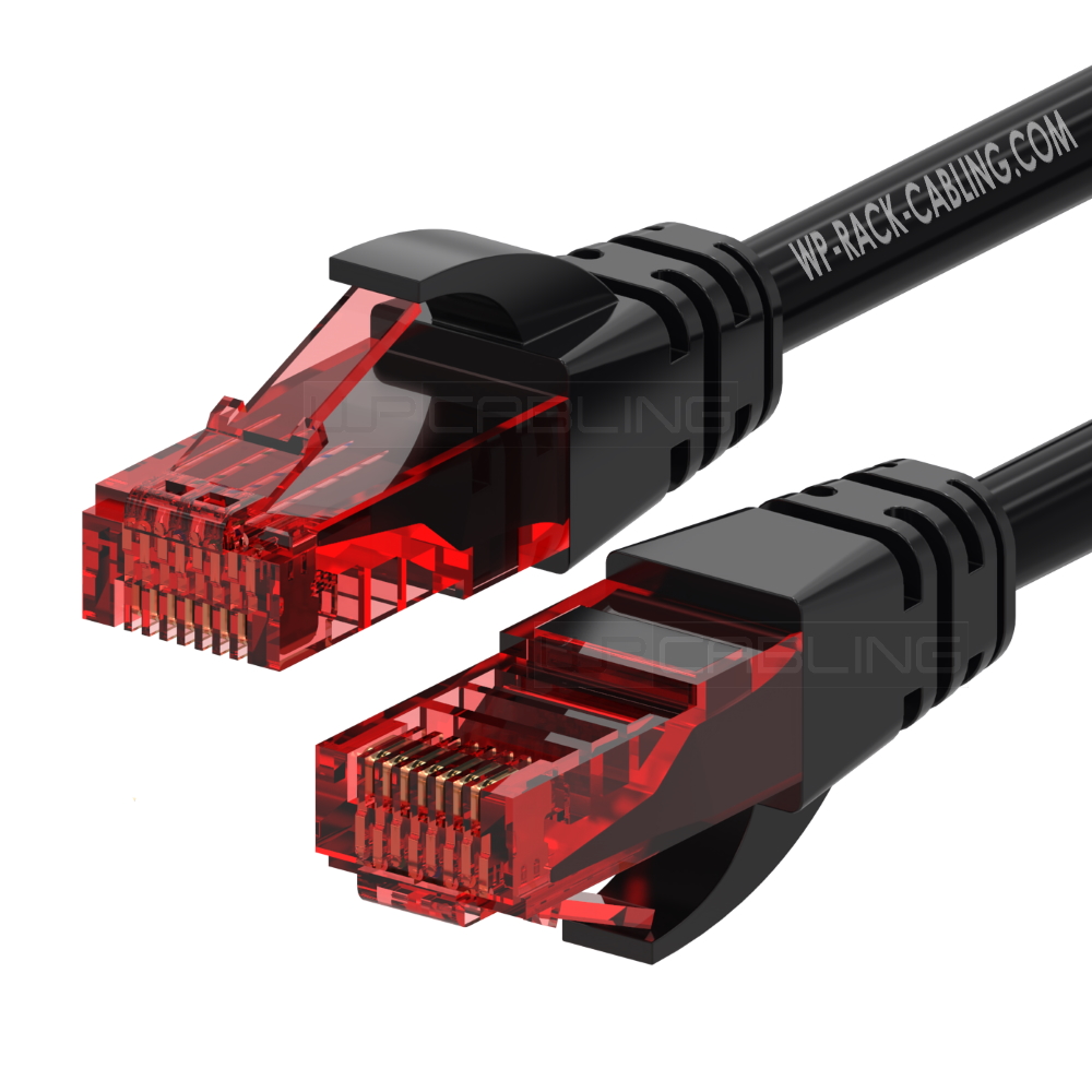 WPCPAT6U002BL | CAT 6 U-UTP PATCH CABLE 0.2 M BLACK | WP Cabling | distributori informatica