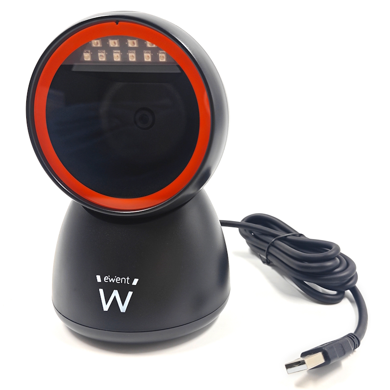 EW3450 | Desktop Hands-Free 1D 2D QR Barcode Scanner | Ewent | distributori informatica