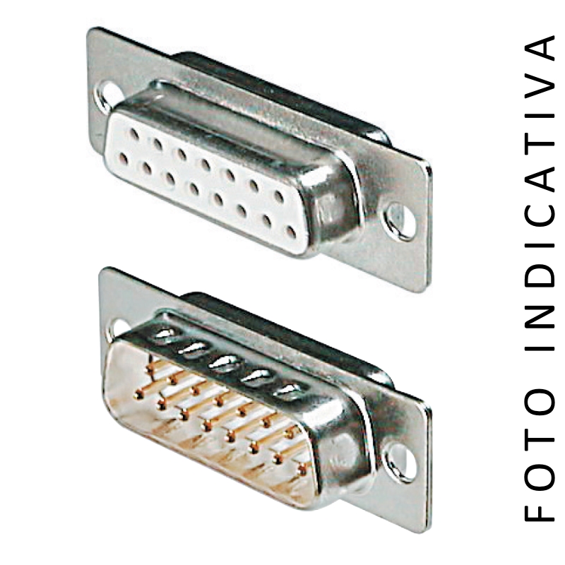 ADF25LL/Z-R | CONNECTOR D-SUB 25 POLE FEMALE CONTACT PRINTED | C-Industries | distributori informatica