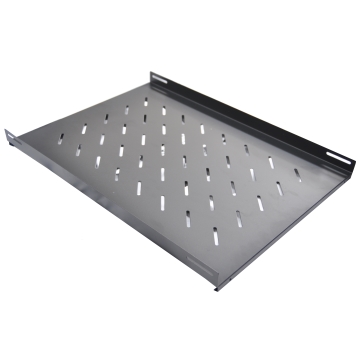 WPNAFS41060B | 600mm RACK FIXED SHELF BLACK, PROF.350mm, 4 ATTACHMENT POINT | WP Rack | distributori informatica