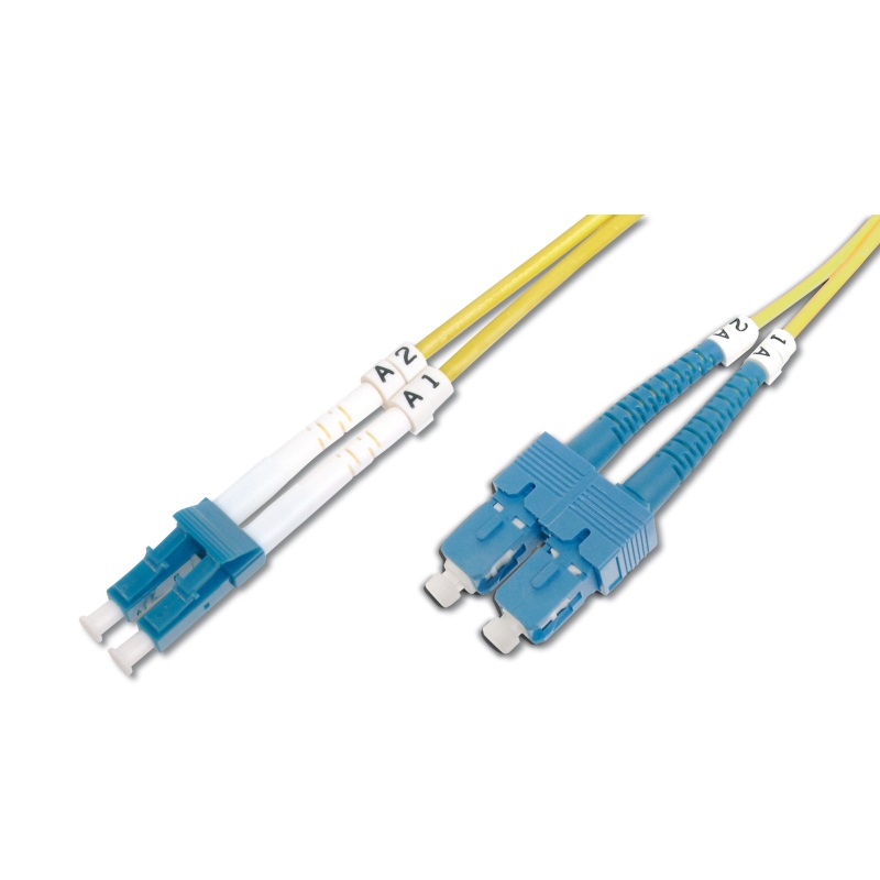WPCFP09LCSC075 | FIBER OPTIC SINGLEMODE PATCH CORD ,9/125 LC-SC, 7,5 MT. OS2 | WP Cabling | distributori informatica