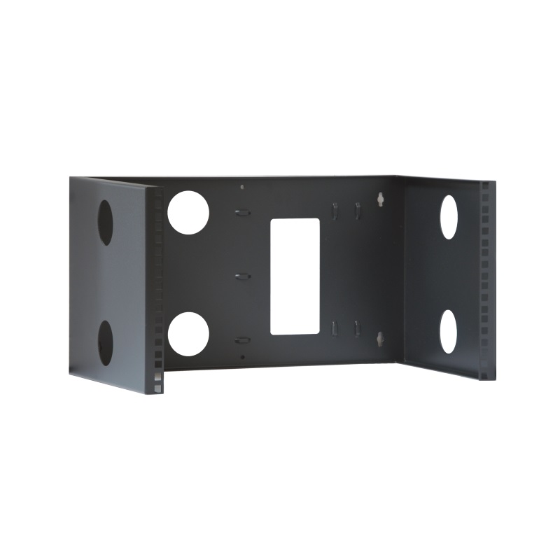 WPNROA06603BU | OPEN FRAME WALL MOUNT RACK 19" 6U BLACK RAL 9005 | WP Rack | distributori informatica