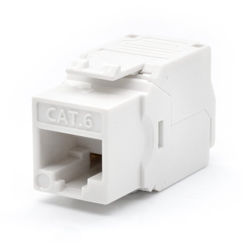 WPCKEY6UPTLW | Presa Keystone Cat.6 UTP, Toolless, Colore Bianco | WP Cabling | distributori informatica