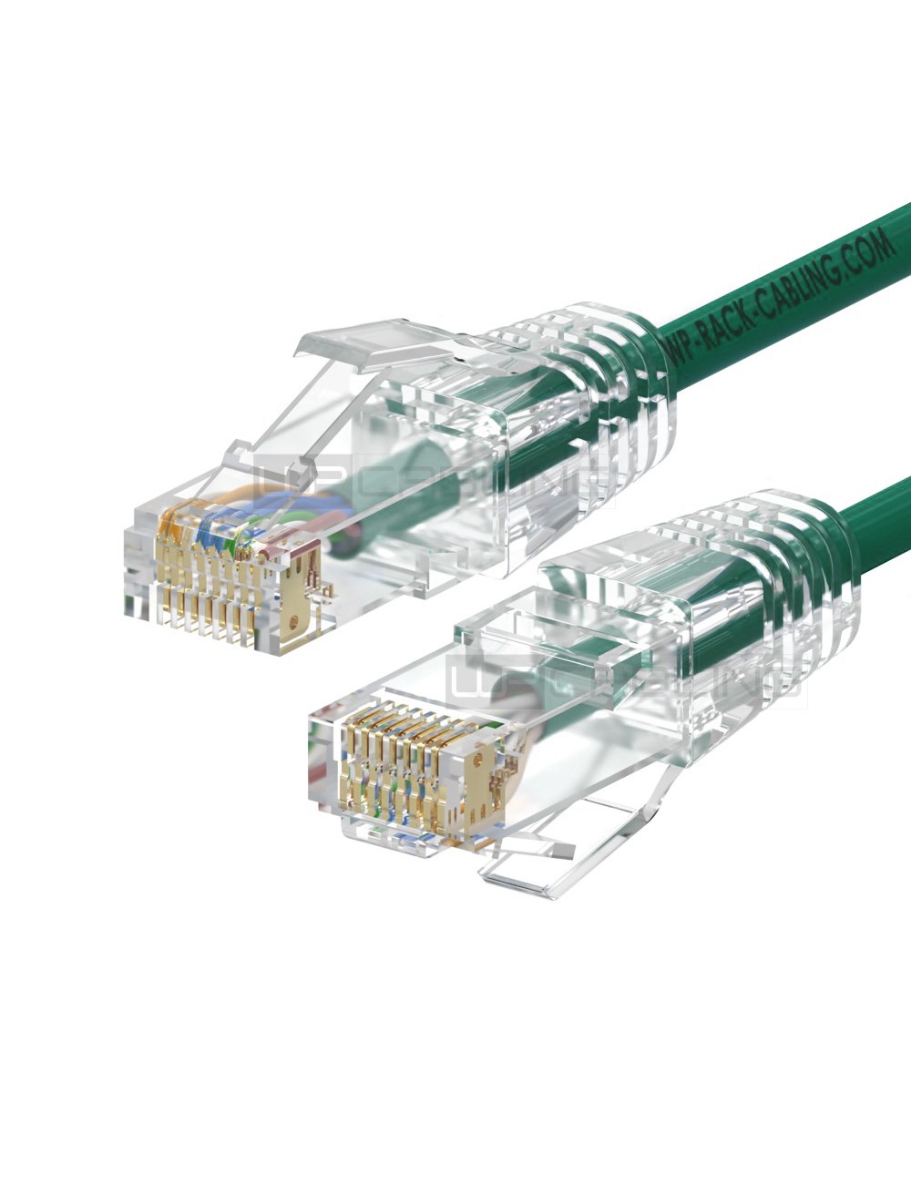 WPCPAT6AU030GS | CAT 6A U-UTP SLIM PATCH CABLE, 3 m GREEN | WP Cabling | distributori informatica