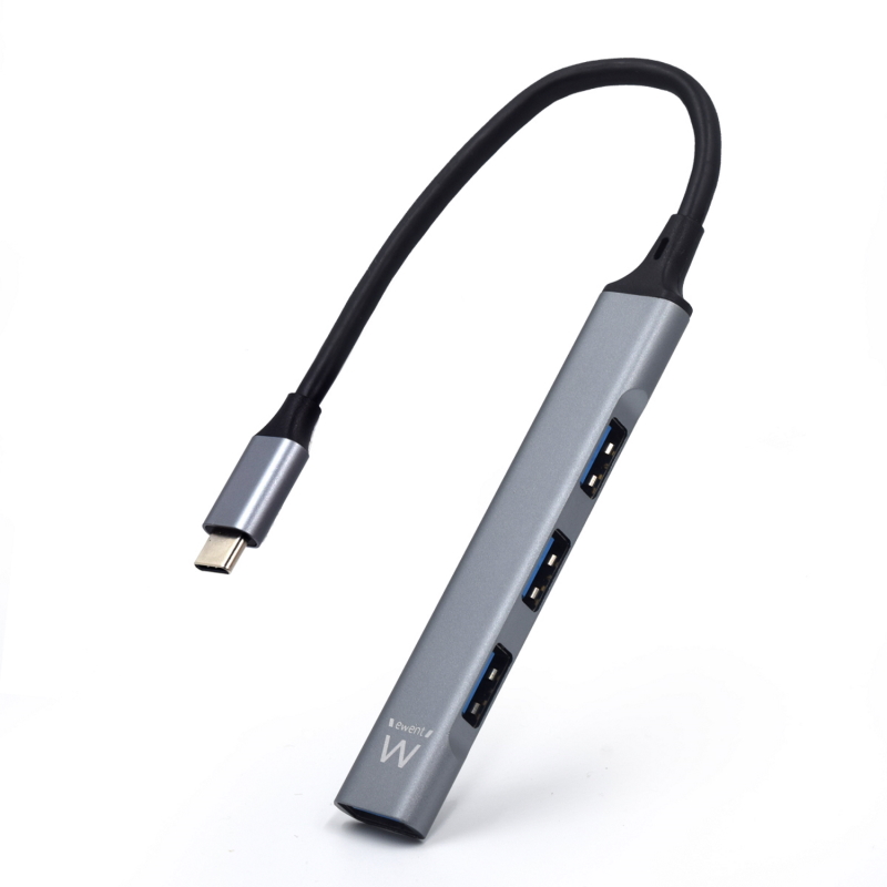 EW1145 | Slim-Hub tipo-C USB 3.2 Gen 1 con 4 puertos | Ewent | distributori informatica