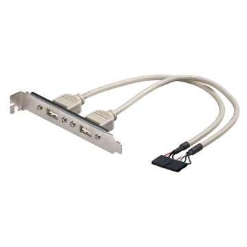 EC1028 | CAVO SLOT INTERNO USB 2.0 CON 2 CONNESSIONI | Ewent | distributori informatica