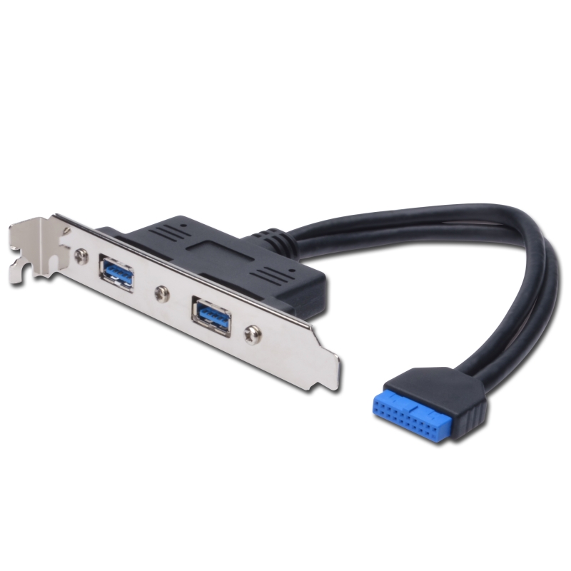 CC-100305-002-N-B | CAVO SLOT 2 PORTE USB 3.0 | OEM | distributori informatica