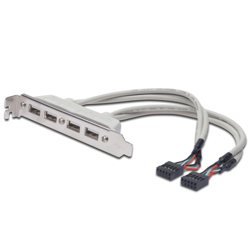 CC-100300-002-G-B | CAVO SLOT 4 PORTE USB 2.0 | OEM | distributori informatica