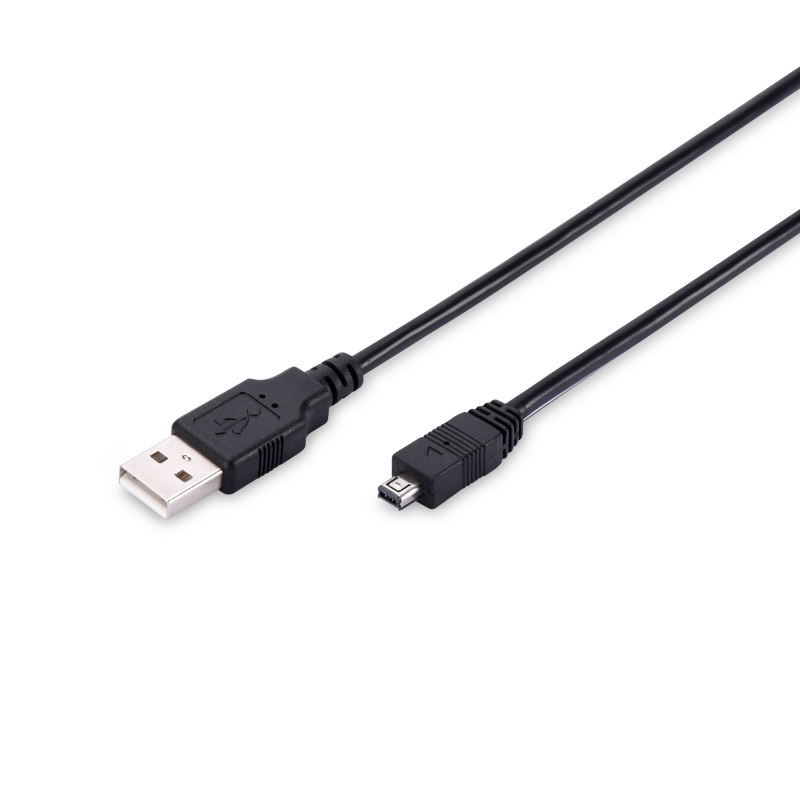 AK670M | CAVO USB  A / B MINI (4pin), M/M  2.0 mt | OEM | distributori informatica