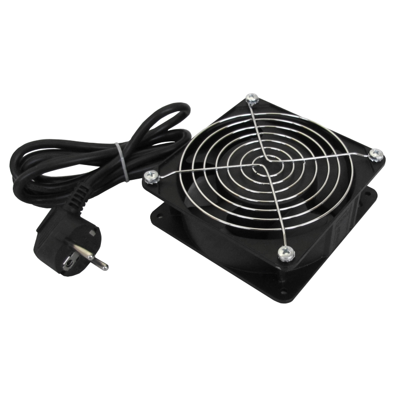 WPNACSFAN120 | VENTOLA 120X120X38 220V PER RACK SPINA SCHUKO, CAVO 2MT | WP Rack | distributori informatica