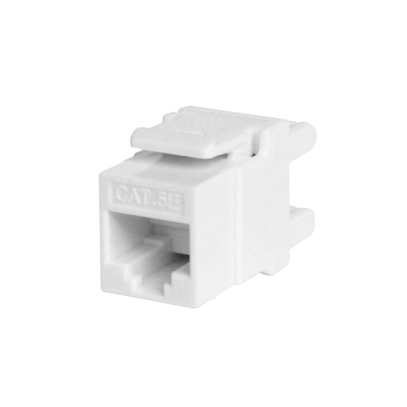 WPC-KEY-5U-180/WH | Presa Keystone RJ45 CAT 5e UTP 180&#176;, Bianco | WP Cabling | distributori informatica