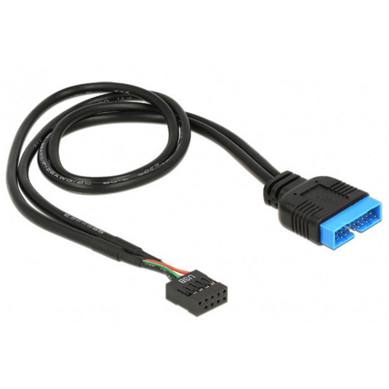 CC-180306-003-N-B | Cavo Interno USB3.0 19pin Maschio / USB2.0 9pin Femmina 30cm | OEM | distributori informatica