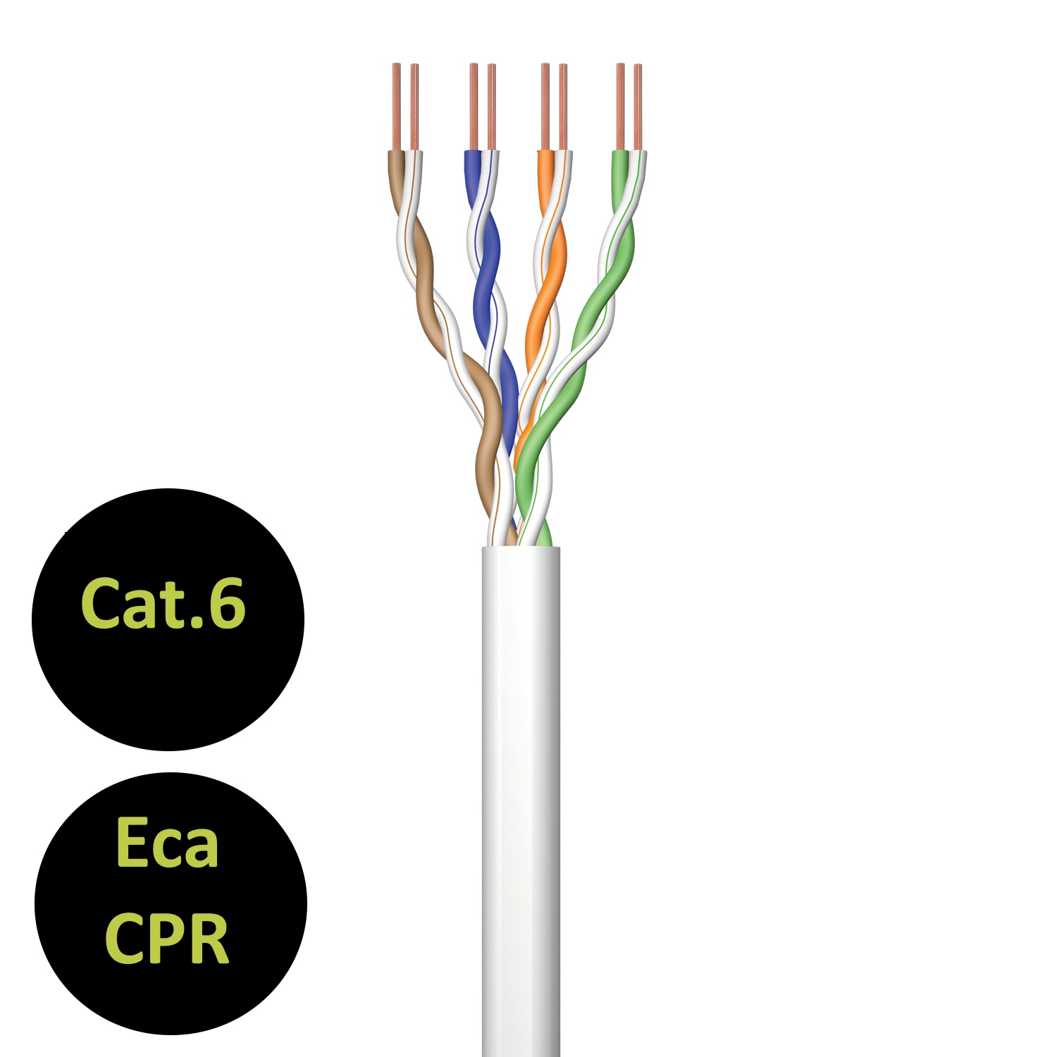 IM1216 | Matassa U/UTP Cavo Cat.6 CCA 305m Rigido, PVC Grigio | Ewent | distributori informatica