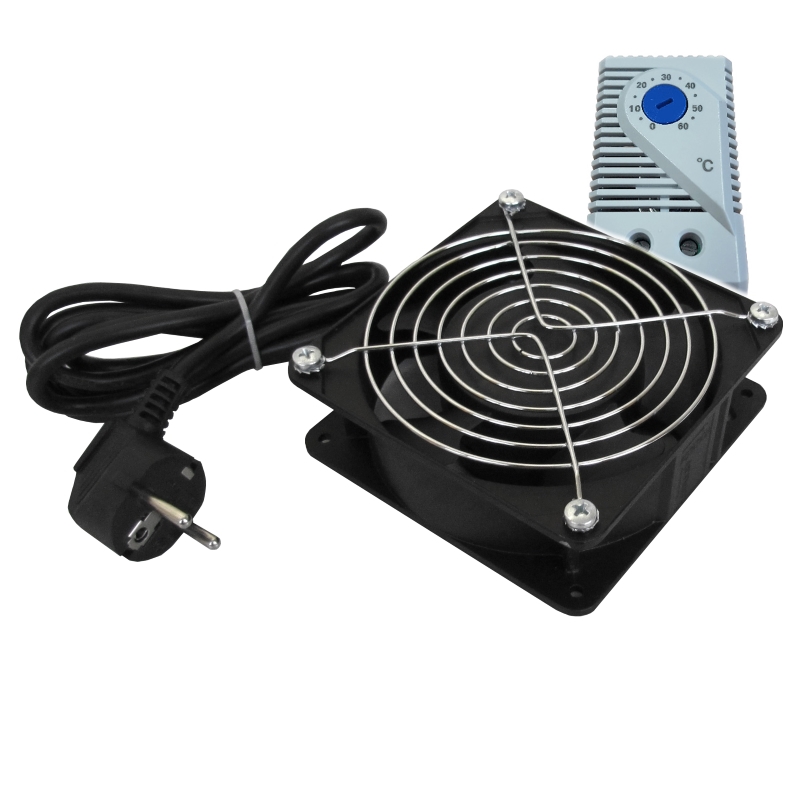 WPNACSFAN120T | VENTOLA 120X120X38 220V PER RACK CON TERMOSTATO | WP Rack | distributori informatica