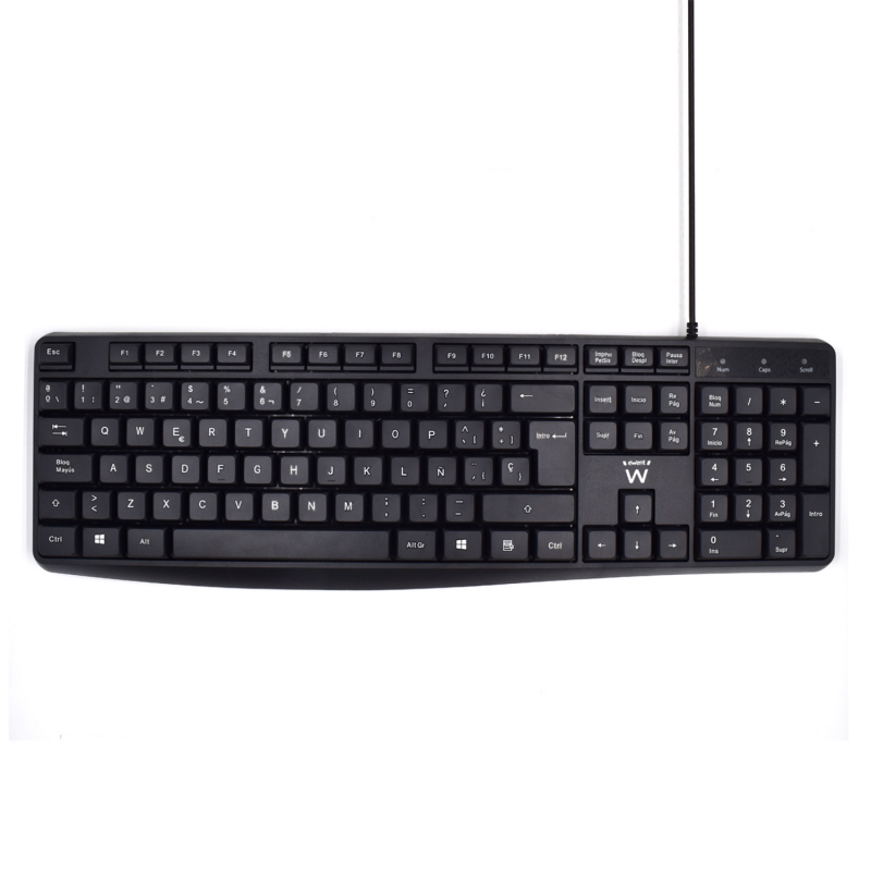 EW3001 | Business USB Keyboard with Quiet Typing, ES Layout | Ewent | distributori informatica