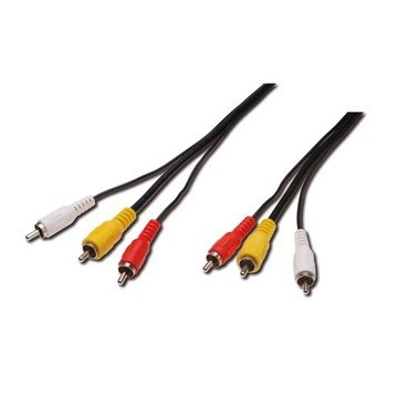 CC-220112-015-N-B | CAVO AV RCA, 3x RCA AV, 1.5 mt | OEM | distributori informatica