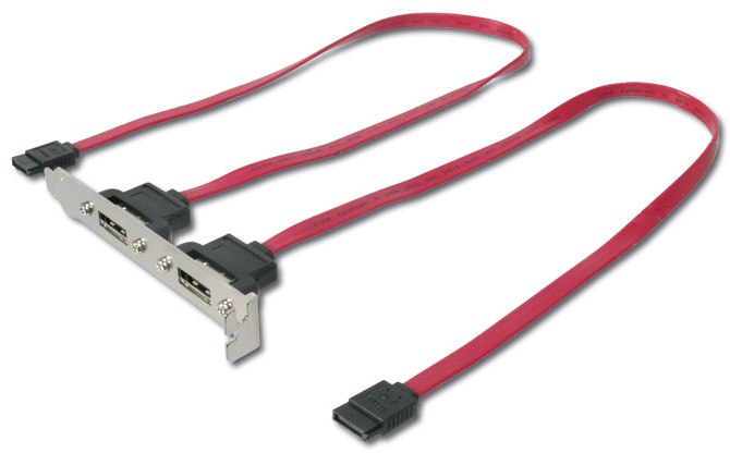 CC-150114-005-N-B | BRACKET CON CONNETTORI ESATA | OEM | distributori informatica