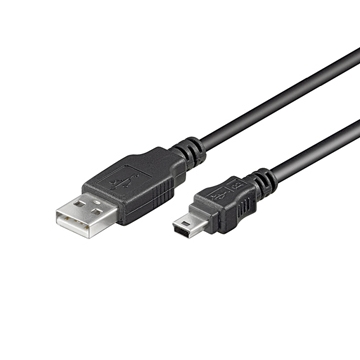 EC1027 | CAVO USB 2.0 A/BMINI (5pin) 1.8 mt | Ewent | distributori informatica