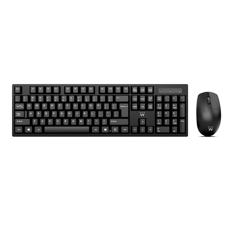 EW3280 | Set Tastiera e Mouse Wireless, QWERTY, Layout Italiano | Ewent | distributori informatica