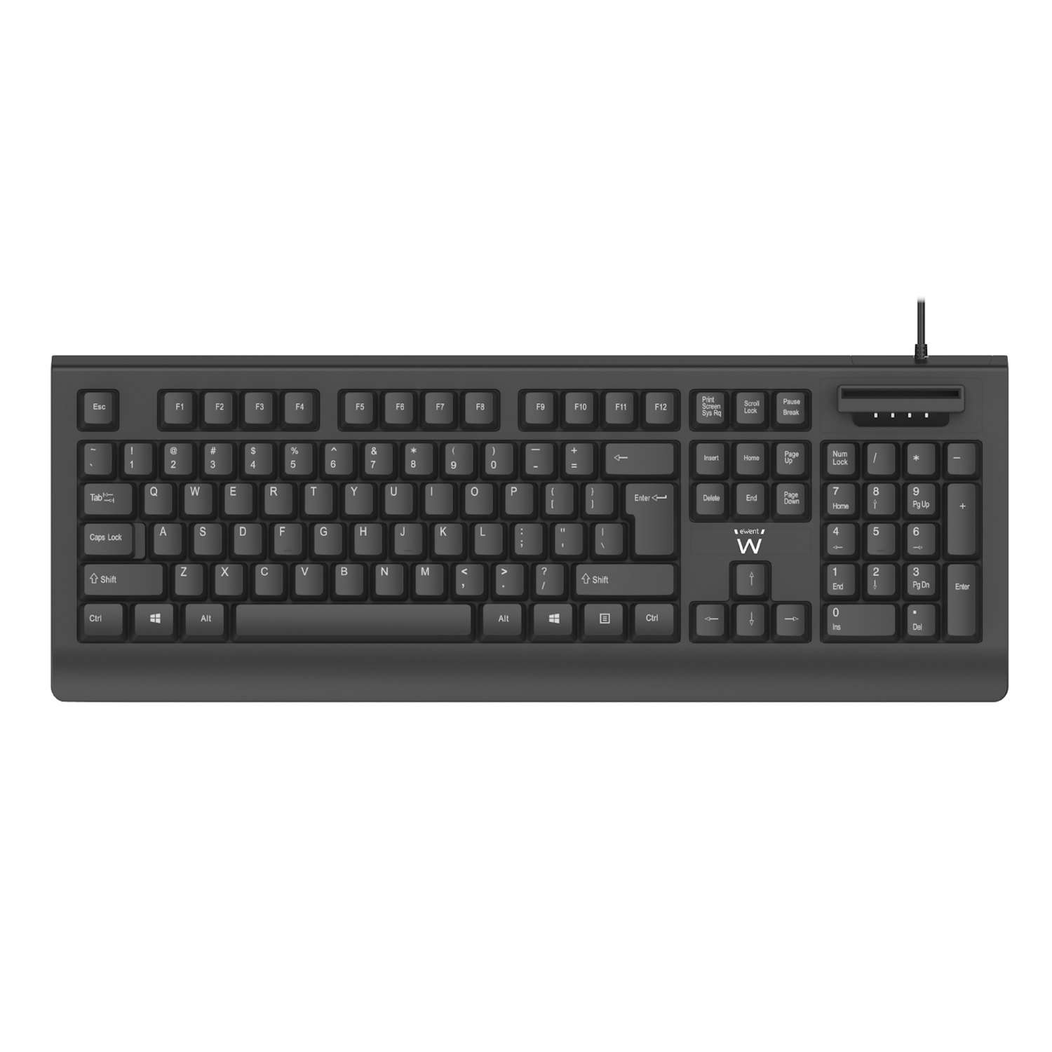EW3286 | Tastiera USB con lettore smart - QWERTY Layout ES | Ewent | distributori informatica