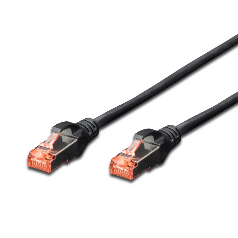 WPCPAT6SF005BL | CAVO PATCH CAT.6 S-FTP 0.5mt. LS0H NERO | WP Cabling | distributori informatica