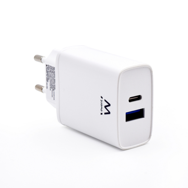EW1321 | Caricatore rapido USB-C e QC3.0 da 20 W | Ewent | distributori informatica