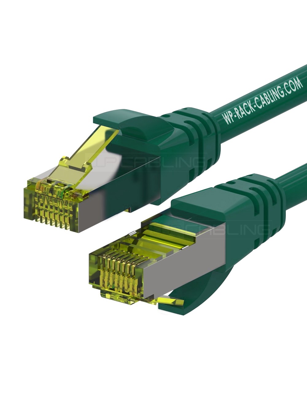 WPC-PAT-6ASF002G | CAVO PATCH CAT.6A S-FTP PIMF 0.2 mt. LS0H VERDE | WP Cabling | distributori informatica