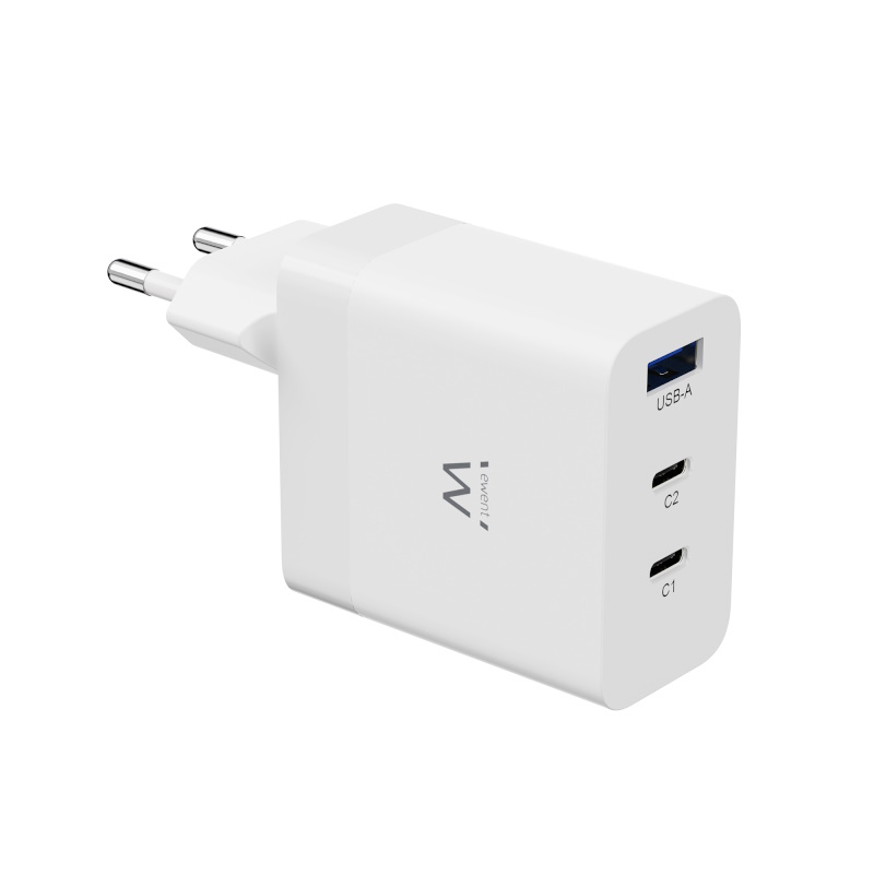 EW1323 | Caricatore rapido USB-C da 65W a 3 porte | Ewent | distributori informatica