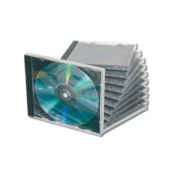 DA-CD-JC | CUSTODIE PER CD/DVD JAWEL CASE CONFEZIONE DA 10 PEZZI | OEM | distributori informatica