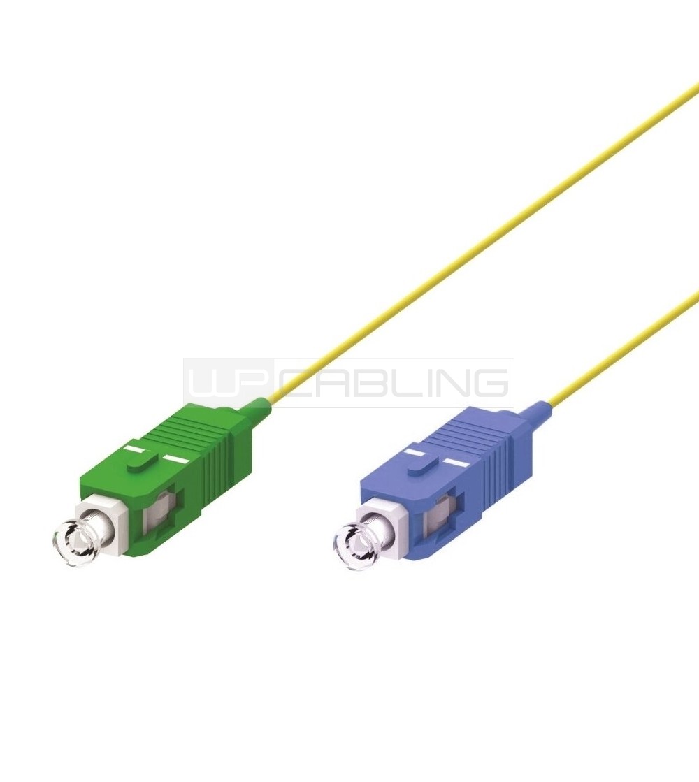 WPC-FP0-S9SCASC-020 | Fibra ottica monomodale simplex, 9/125?Ì SC/APC-SC, 2 mt | WP Cabling | distributori informatica